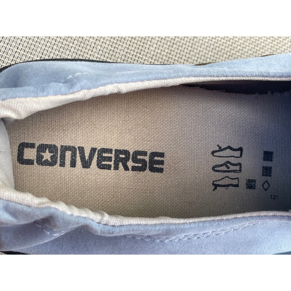 Converse Shoreline Slip On Sneakers Womens 10 Blue Excellent Low Top Canvas - Picture 10 of 10